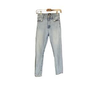 Urban outfitters BDG Womens Girlfriend High-rise Cropped Light Wash 25